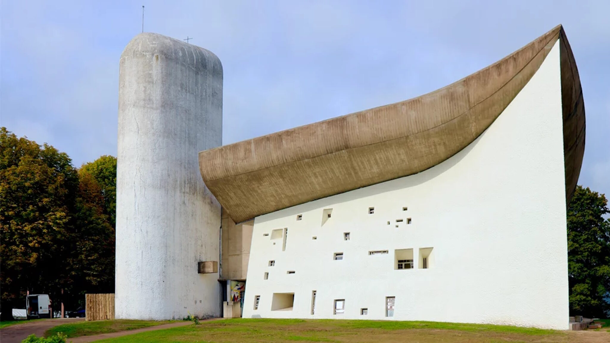 Chapelle Notre-Dame-du-Haut de Le Corbusier à Ronchamp