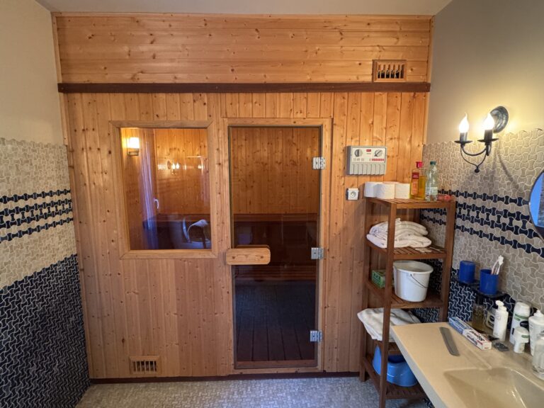 Intérieur sdb sauna